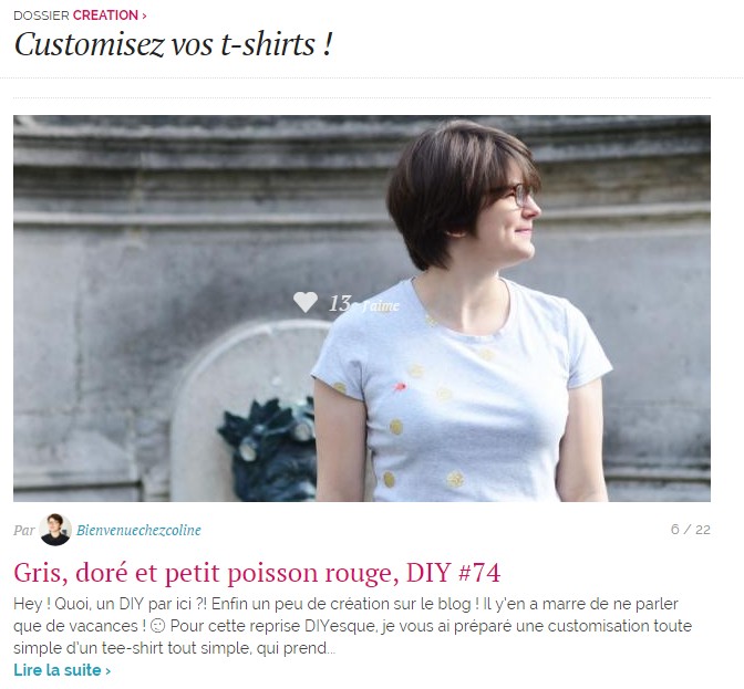 hellocoton teeshirt diy