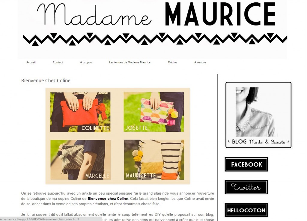 madame maurice et mauricette