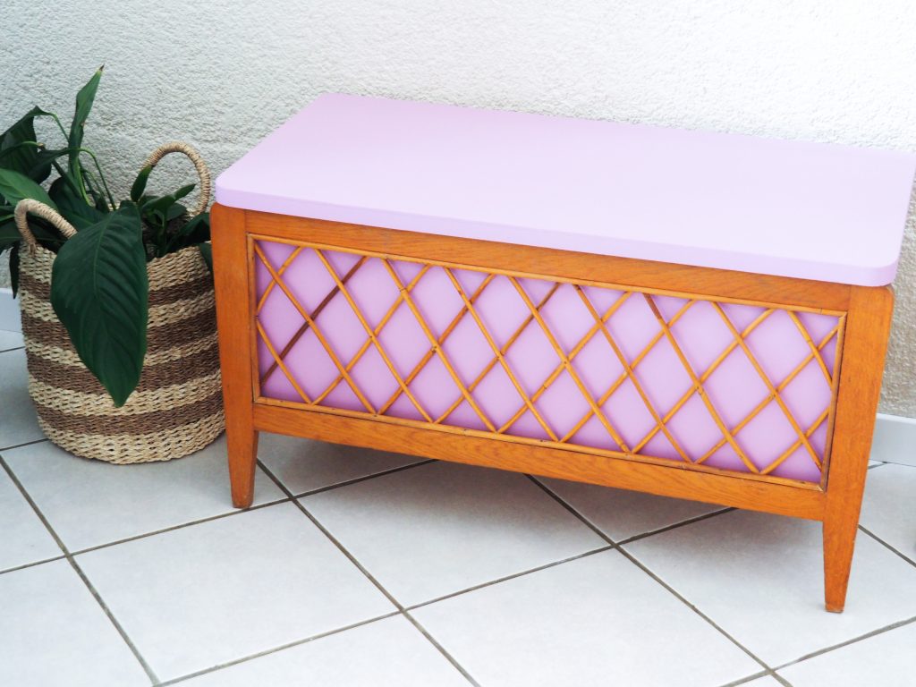 Mon coffre vintage avant/après par Shyly Lovely